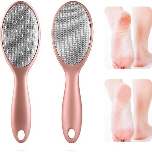 1 Pcs Double Sided Stainless Steel Callus Remover Scraper Pedicure Foot File Tools Dead Dead Skin Remover Foot Care