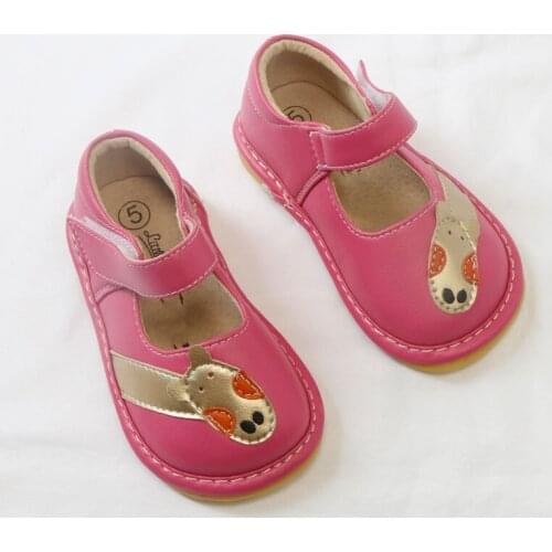 Little Girls Squeaky Shoes 2020 New Fashion Child Leather Shoes School Party Toddler Shoes Size 5 Mary Janes Kids Flats with