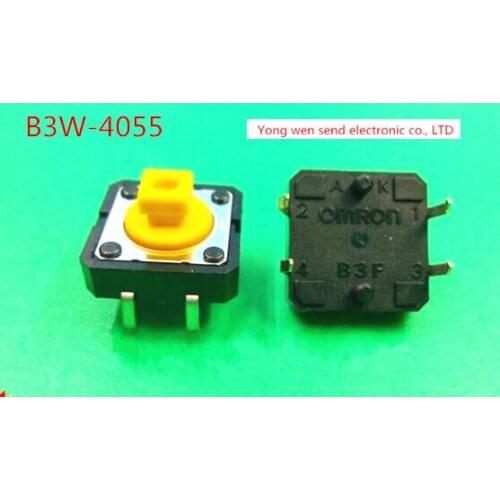 NEW OMRON B3W-4055 B3W4055 3.43N Seal waterproof and dustproof Micro light touch switch button Key switch DIP4