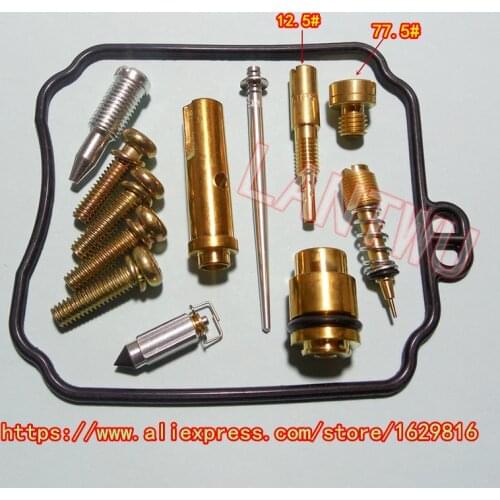 1 set of $ 17)97~2000Year YM Virago XV125 5AJ motorcycle carburetor repair kit Kit Configure Jet needle(J.N.)/Needle jet (N.J.)