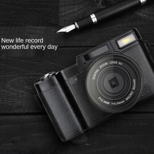 24MP HD Half-DSLR Professional Digital Cameras With 4X Telephoto Fisheye & Wide Angle Lens Camera Macro HD Camera