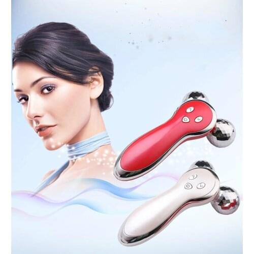 3D Massager Roller of Micro Current Vibration Electric Massager Full Body Anti Wrinkle Roller Ball Massage Lymphatic + FREE GIFT