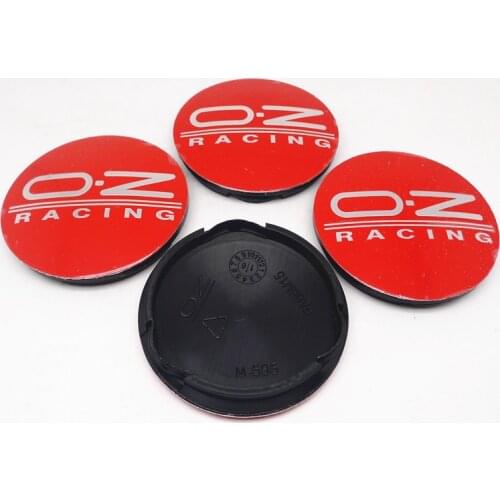 4pcs for Red M595 OZ Racing Wheel Center Hub Caps O.Z Alloy Car Wheels Rim Center Hubcap Cover 62MM