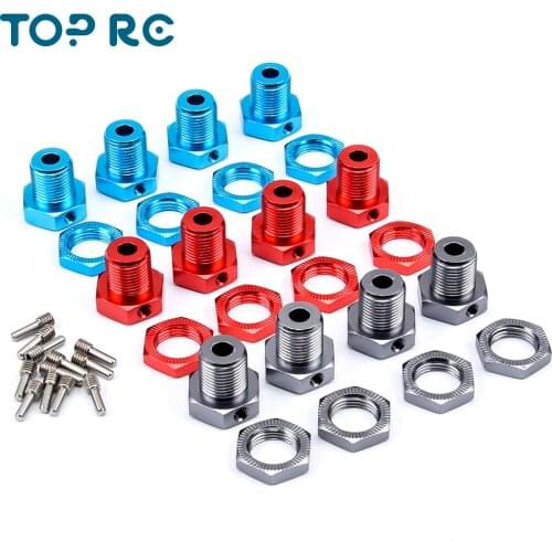 Alum.Wheel hubs 17mm Hex Nuts Threadlock Replace 5353X for RC Traxxas 1/10 E-Revo E-Maxx Revo 3.3 Slayer Pro 4x4 Summit XO-1