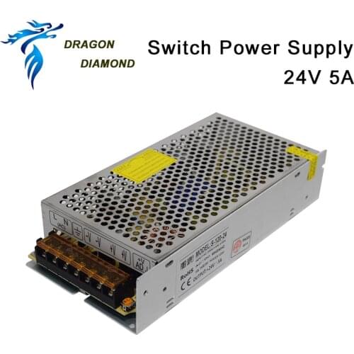 120w Switch Power Supply Driver 24V 5A Switch Power Supply Adapter For Laser Machine