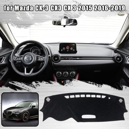For Mazda CX-3 CX3 CX 3 2015 2016-2019 Right and Left Hand Drive Car Dashboard Covers Mat Shade Cushion Pad Carpets Accessories
