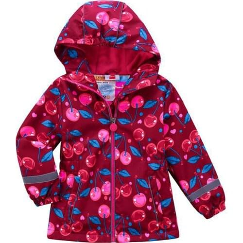 New 2020 Spring Autumn Baby Girls Warm Waterproof Windproof Jackets Girls Coats Child Hooded Children Outerwear For 3-12 T