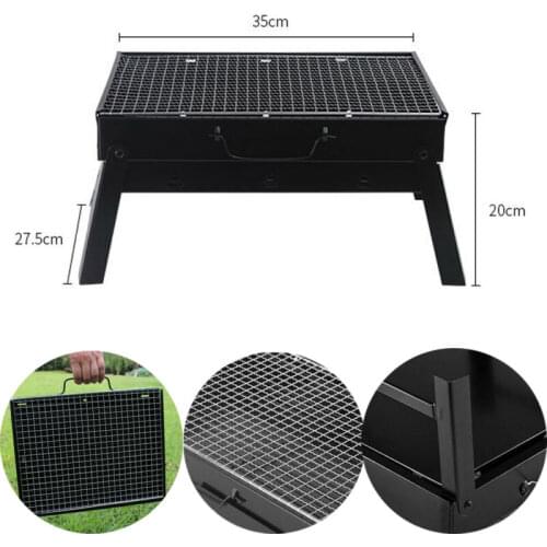Hot BBQ Barbecue Grill Folding Portable Charcoal Stove Camping Graden Outdoor US