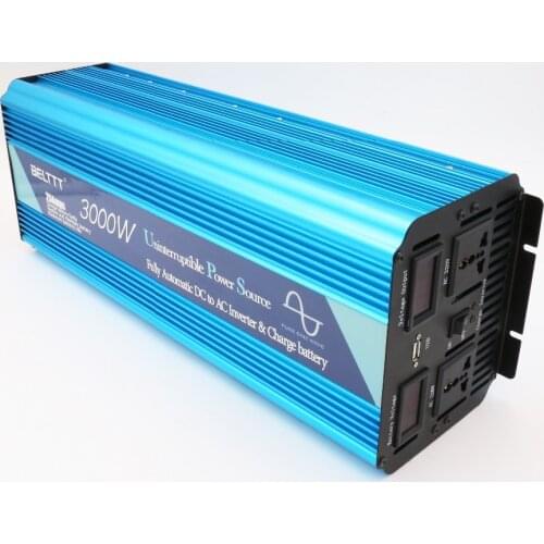 12vdc To 220v inverter 12v 3000w onda sinuosidale pura