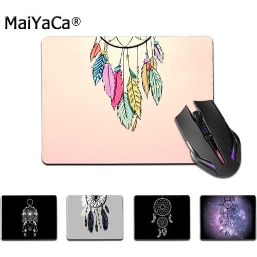 Maiyaca Top Quality Feather Dreamcatcher Durable Rubber Mouse Mat Pad Top Selling Wholesale Gaming Pad mouse