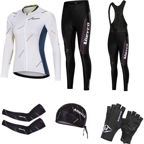 Mieyco Cycling Jersey Set Lady Breathable Pro Coolmax Fabric 5D Pad Bicicleta Racing Womens Tracksuit Conjunto Deportivo Mujer