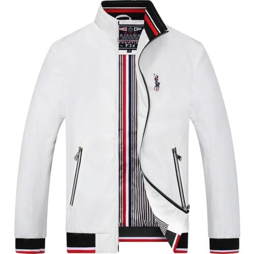 Fashion Stand Collar Bomber Jacket Men Kenty Shark Brand Jacket Pilot Windbreakers Parkas Cotton Liner Thick Coats Plus Size 4XL