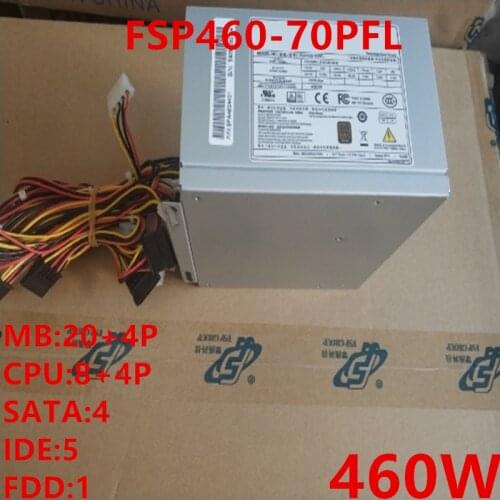 New Original PSU For FSP 80plus Bronze ATX 460W Power Supply FSP460-70PFL