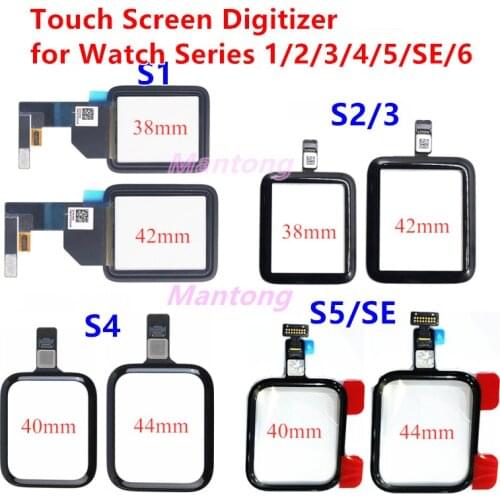 Original Touch Screen Digitizer Panel Cover With Flex Cable for Watch Series 1 2 3 4 5 6 SE 38MM 42mm 40mm 44mm