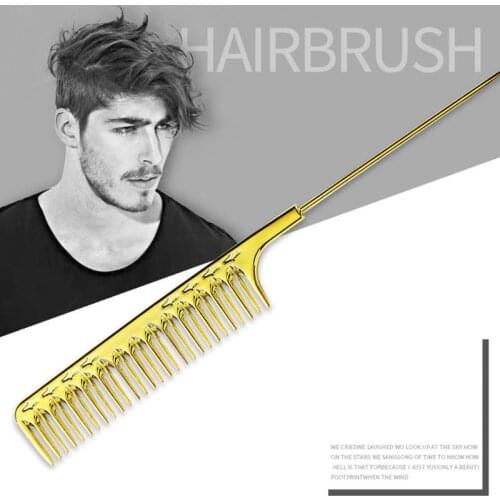 Professional Hairdressing Hair Cutting Anti-static Carbon Oil Head Comb Stylist Hairdresser