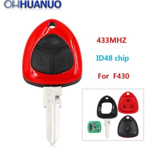 Smart Key Keyless Entry Remote Fob key for FERRARI F430 433MHZ ID48 chip