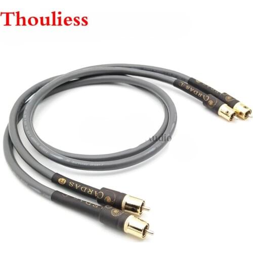 Thouliess Pair HIFI RCA Interconnect Audio Cables Wire CD DVD Player with Cardas TWINLNK IIC