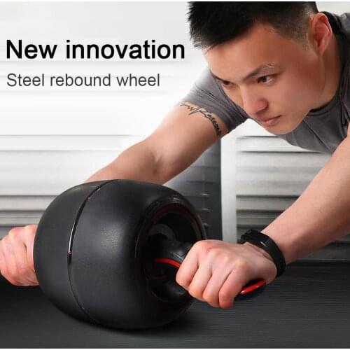 Workout Training Abdominal Muscle Wheel Trainer No Noise Abs Roller Equipment Abdominal Muscle Wheel