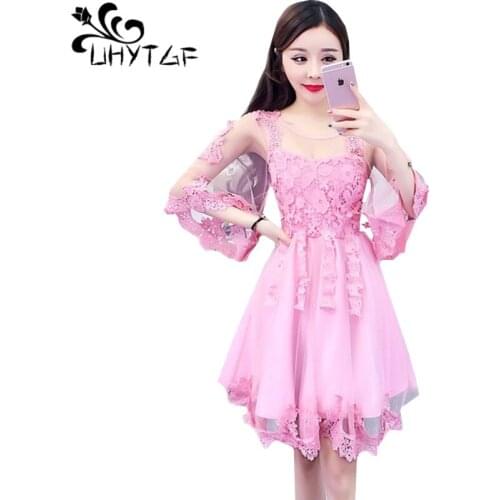 Короткие платья для женщин UHYTGF China At AliExpress