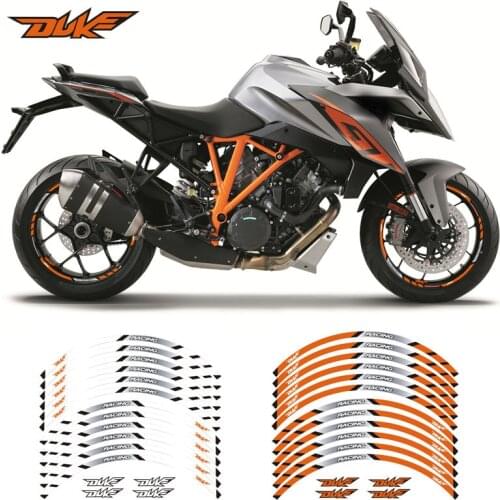 High quality Motorcycle Wheel Sticker Decal Reflective Rim Bike Suitable For KTM DUKE790 DUKE 790