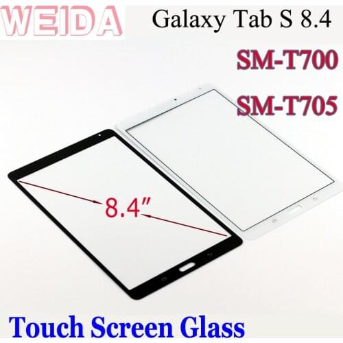 WEIDA Screen Replacment For Samsung Galaxy Tab S 8.4 SM-T700 SM-T705 Touch Screen Glass Panel