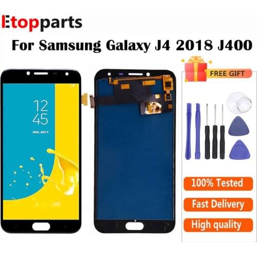 Adjustable Brightness For Samsung Galaxy J4 2018 J400 SM- J400F LCD Display with Touch Screen Digitizer Assembly Free Shipping