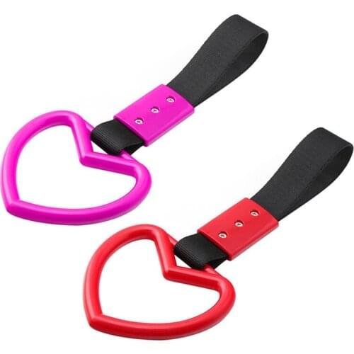 2 color tsurikawa ring heart jdm train bus handle carrying strap drift charm strap drift car accessories car styling