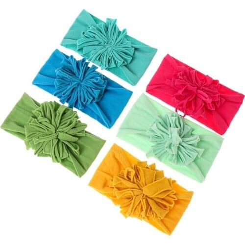 27Colors Baby Nylon Headbands For Baby Girls Baby Boys Soft Flower Turban Children Headwear For Baby Hair Accessories