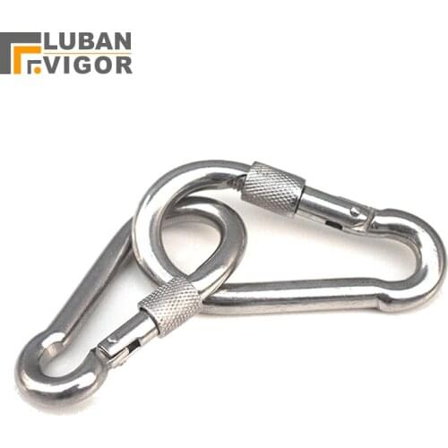 304 stainless steel Bearing Spring Safe hook buckle,With nuts,rock climbing/ buckle,Chain buckle ,Wire rope hardware