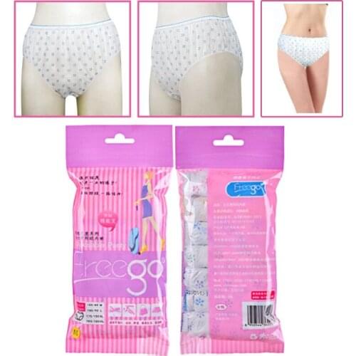 7Pcs Cotton Pregnant Disposable Underwear Panties Briefs Prenatal Postpartum Underpants D7YD