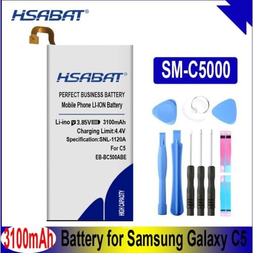 HSABAT 3100mAh EB-BC500ABE Battery for Samsung Galaxy C5 SM-C5000