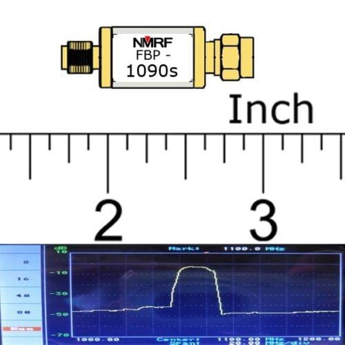 Dykb 1090MHz ADS-B aviation frequency band 8MHz Bandpass SAW filter for Software Radio SDR FOR Ham Radio Amplifiers