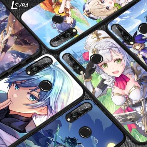 Funda Genshin Impacts Game Silicone Cover For Huawei P40 P30 P20 Pro P10 P9 P8 Lite E Plus 2019 2017 5G Phone Case