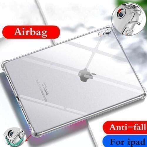 For iPad 10.2 Case Drop Resistance soft shell TPU cover for Apple iPad 10.2 2019 7th Generation A2200 A2197 A2198 A2232 Airbag