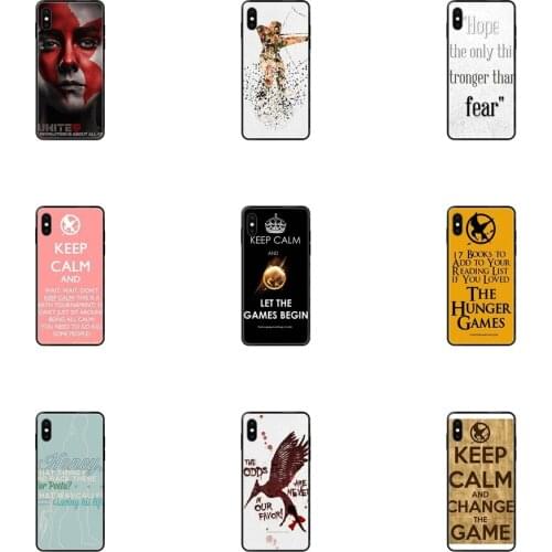 For Xiaomi Mi Note A1 A2 A3 5 5s 6 8 9 10 SE Lite Pro Ultra The Hunger Games Quote Good Black Soft TPU Print Cover Case