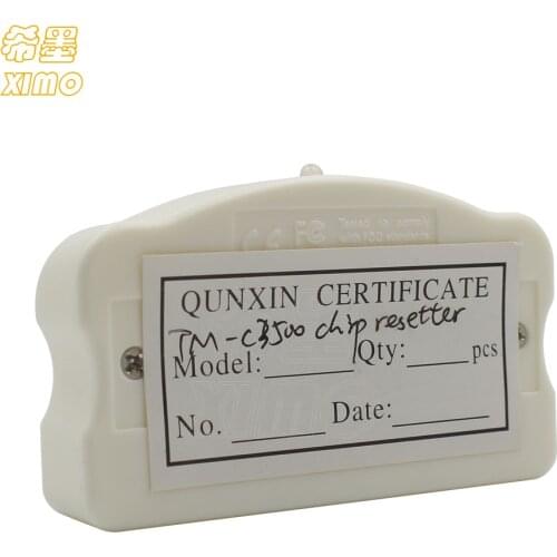 XIMO Chip resetter for EPSON TM-C3500 TM-C3520 Color label printer SJIC22P Chip resetter