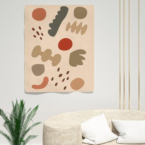 Geometry Tapestry Boho Decor Aesthetic Room Decor Art Wall Hanging Tapestries Decoration Chic Napkin Apartment Decoration