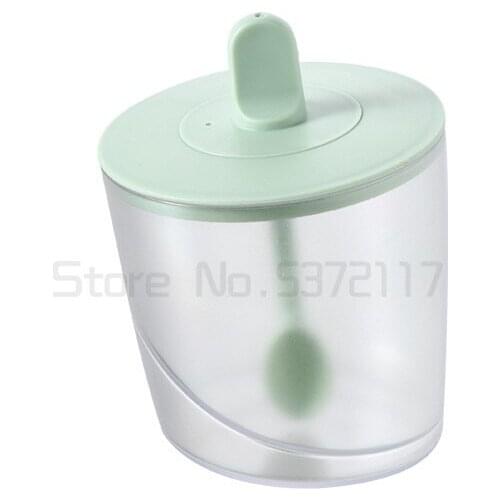 Seasoning pot suit seasoning pot with cover monosodium glutamate combination salt pot seasoning household storage box