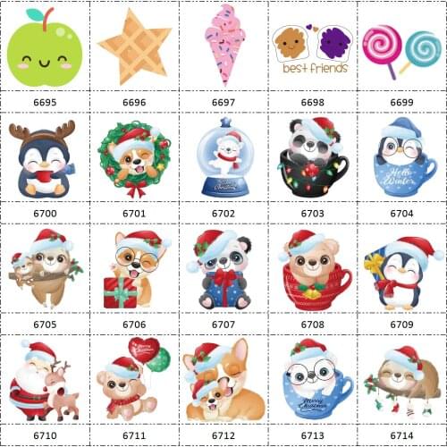 HSDCraft Free shipping 30 pcs planar resin cartoon Series for diy