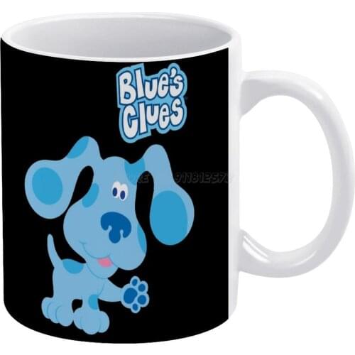 Blues Clues White Mug Coffee Mug Afternoon Tea Christmas Cups Ceramic Mug 330ml for Coffee Blues Clues Blue Clues Kids Cartoon S