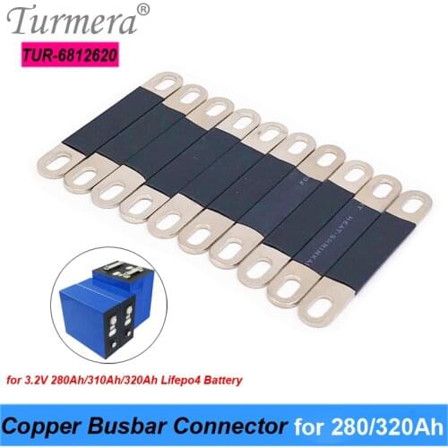 Turmera Copper BusBars Connector for 3.2V 280Ah 310Ah 320Ah Lifepo4 Battery Assemble for 12V 24V 48V Uninterrupted Power Supply