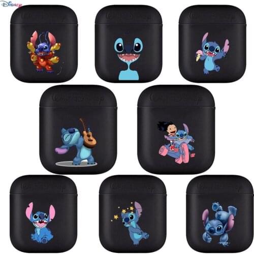 2021 Disney New Stitch Soft Silicone Cases For Apple Airpods 1/2 Protective Bluetooth Wireless Earphone Cover For Apple Air Pods