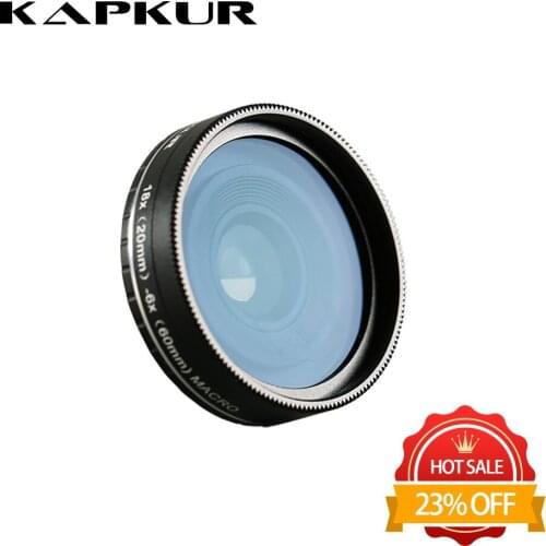 Kapkur phone lens , 18X Macro Lens HD 4k Lens for iPhone Series Smartphone for 20mm-60mm scene taken