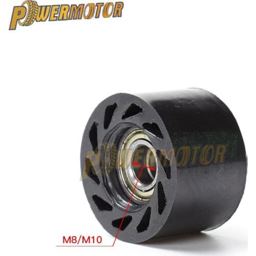 Motorcycle Chain Roller Motorbike Slider Tensioner Wheel Guide 8mm 10mm For Kayo T2 T4 T4L Pit Dirt Mini Bike Moto Atv M8 M10