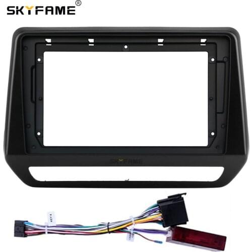 SKYFAME Car Frame Cable Canbus For Renault Triber 2019+ Android Big Screen Dask Kit Fascia Frame