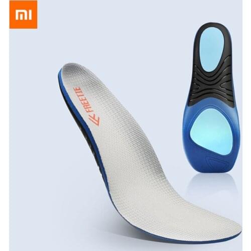 Xiaomi Mijia Shock Absorber Sports Insole Grey Shock Absorber Springback Torsional Support Polyester Fiber Sneaker Insole