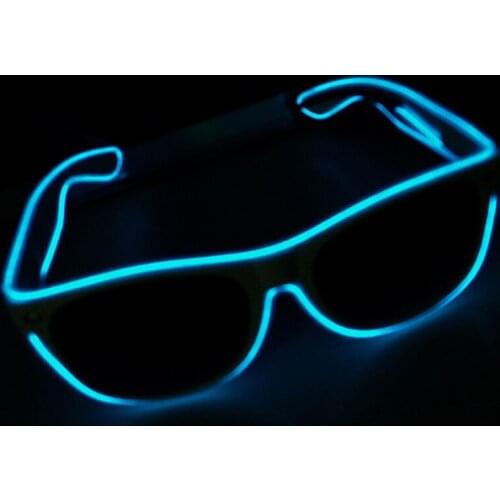 Glow Sunglass Novelty LED Glasses Light Up Shades Flashing Luminous Rave Night Activities Wedding Birthday Party Decoration New