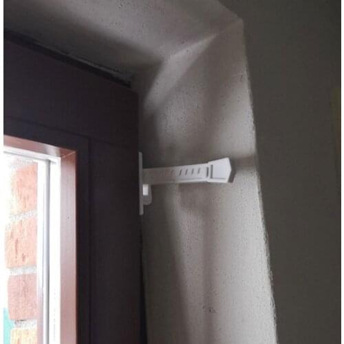 T3EC ABS Window Brace With Screws Window Sash Lock Child Safety Window Latch Window Stay Catch