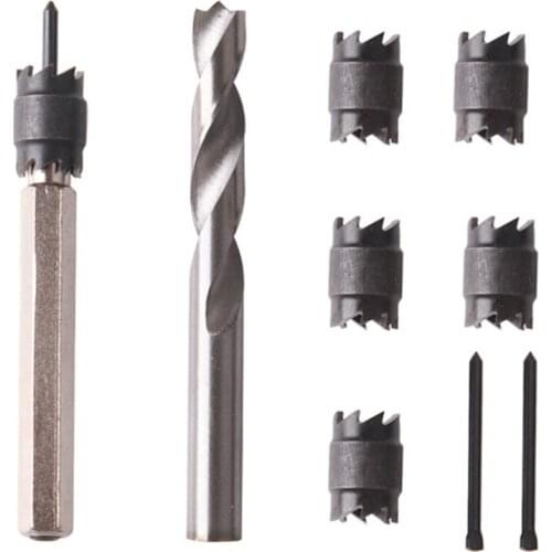 Spot Weld Cutter Remover Drill Bits Hole Cutter Remover for Power Drill Spot Welding 9Pcs Durable Tools