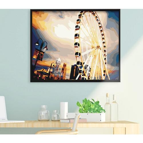 Настенные картины пейзажи VKTECH China At AliExpress